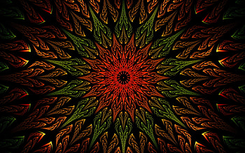 Colorful whirlwind, Creative mandala art, Abstract 3D design HD wallpaper