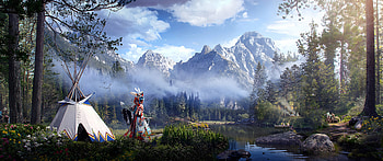 Native American, Native, American, art, Fantasy HD wallpaper