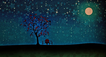 Sky, Vector, Wood, Park, Tree, , Drawing HD wallpaper