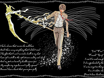 Death Note, anime, dark HD wallpaper