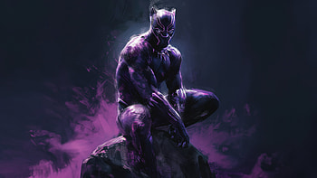 Black Panther Fierce Elegance, black-panther, superheroes, artwork, digital-art, artstation HD wallpaper
