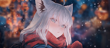 Shirakami Fubuki Anime – Hololive Virtual Star Charm, Shirakami Fubuki, Virtual Youtuber, Anime, anime girl, hololive HD wallpaper