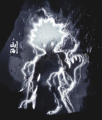 Killua, Hunter, HunterxHunter, Aesthetic, Animeedits, Lightning, Tattoo, Animexreality, Godspeed HD phone wallpaper