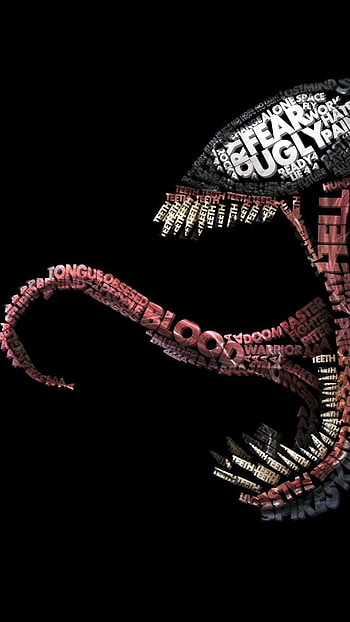 Words venom, anime HD phone wallpaper