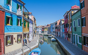 Venice, Italy, Italy, Burano, houses, Venice HD wallpaper