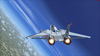 FSX Tomcat f-14, prop, carrier, sand, copter, rocket, aircraft, wing, heli, recon, water, turbo, military, chopper, jet, fighter, sky, usn, f14 tomcat HD wallpaper