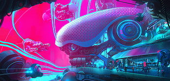 Big Boofs Office , scifi, artist, artwork, digital-art, artstation HD wallpaper