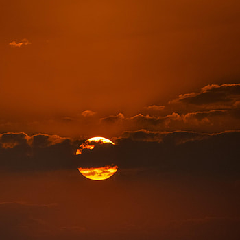 Nature, Sunset, Sky, Sun, Clouds HD phone wallpaper