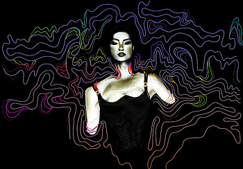 Shalom Line of Vibe, woman, model HD wallpaper
