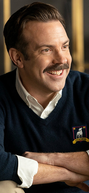 Ted Lasso, Inspiring TV show, Heartwarming comedy, Football coach HD phone wallpaper