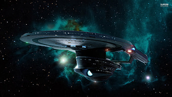 Starship Enterprise at warp - Movie - HD wallpaper
