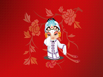Vector, Sadness, Costume, Peking Opera, Beijing Opera, Sleeves HD wallpaper