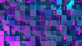 3D, Surface, Glow, Cuba, Rendering HD wallpaper