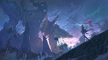 Aemeath's Wrath — Wuthering Waves Boss Fight, Video Game, Aemeath (Wuthering Waves), Fantasy Battle HD wallpaper