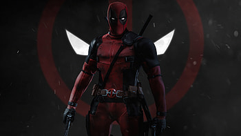 Deadpool With Two Guns , deadpool, superheroes, artist, artwork, digital-art, artstation HD wallpaper