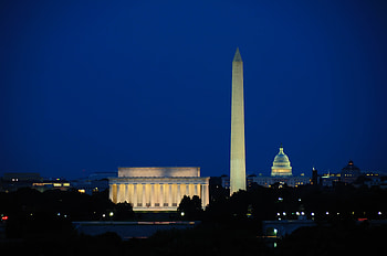 Lincoln Memorial, Washington DC Skyline HD wallpaper