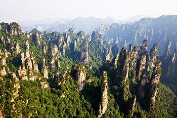 Zhangjiajie Travels, Zhangjiajie national park, Chinese landscape, Avatar inspired HD wallpaper