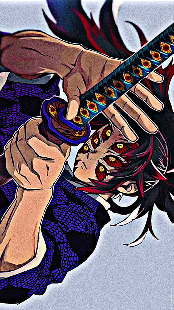 Kokushibo, demin slayer manga, manga kokushibo, demon slayer, kimetsu no yaiba, yoriichi brother HD phone wallpaper