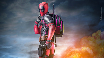 Deadpool New Artworks 2019, deadpool, superheroes, artwork, digital-art, behance HD wallpaper
