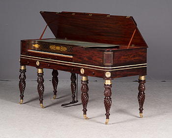william geib, rare forte piano, antique musical instrument, collector's item HD wallpaper