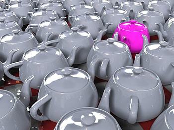 Pink Kettle, pink, white, kettle, different, pots HD wallpaper