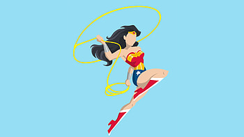 Wonder Woman Vector Style, wonder-woman, artwork, digital-art, artstation, superheroes, artstation HD wallpaper