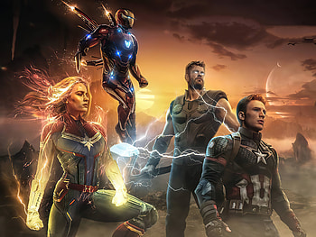 Avengers Endgame Movie , avengers-endgame, thor, iron-man, captain-marvel, artwork HD wallpaper