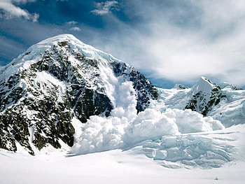 Nature, Mountains, Snow, Alaska, Avalanche HD wallpaper