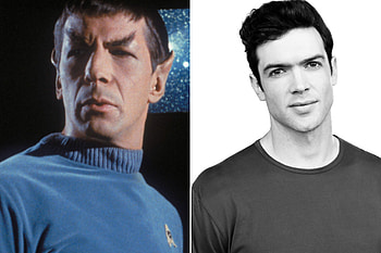 Leonard Nimoy and Ethan Peck, Spock HD wallpaper