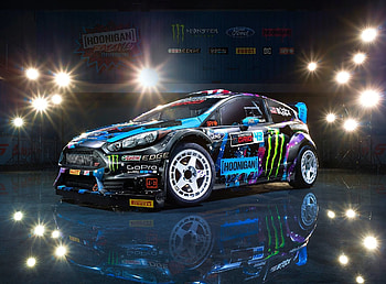 Ford Fiesta by Ken Block, Hoonigan HD wallpaper