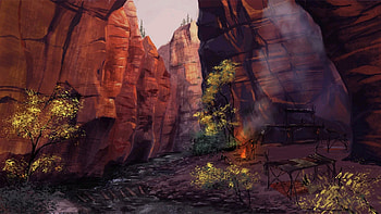 Zion valley, Zion National Park, video game, Fallout: New Vegas HD wallpaper