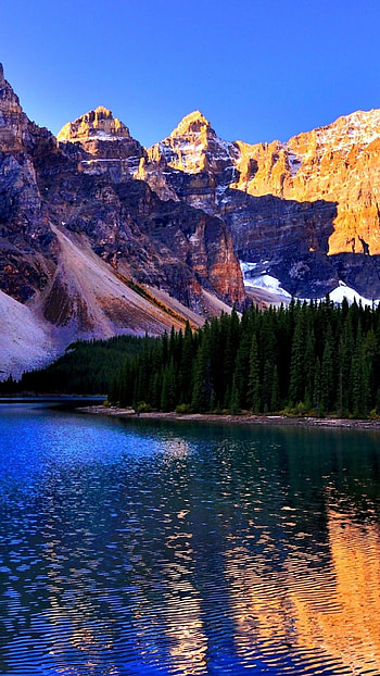Banff National Park, Xperia and , Stunning lake views, Canadian beauty HD phone wallpaper
