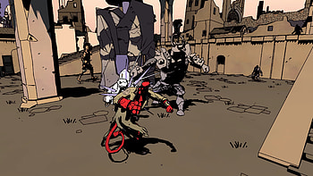 Hellboy: Web of Wyrd – Action-Packed Background, video game, Hellboy Web of Wyrd HD wallpaper