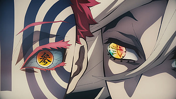 Akaza - Doma, Doma (Demon Slayer: Kimetsu no Yaiba), Demon Slayer: Kimetsu no Yaiba, Akaza (Demon Slayer: Kimetsu no Yaiba), Anime HD wallpaper