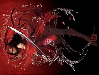 katana woman, cg, 3d, fantasy, chinese artist, ancient times, girl HD wallpaper