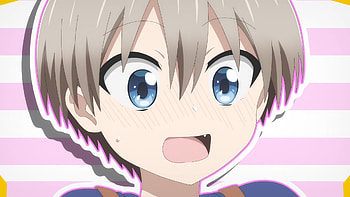 Uzaki-chan Blushing, Hana Uzaki, Anime, Uzaki-chan Wants to Hang Out HD wallpaper