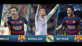 Messi Neymar Ronaldo HD wallpaper