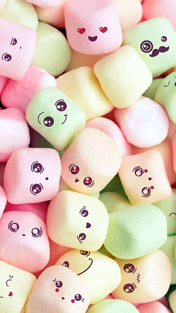 Marshmallows, Girly HD phone wallpaper