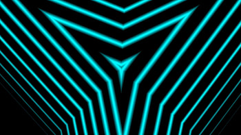 Vj Hypnotic ANIMATION FOOTAGE Triangles Cyan HD wallpaper