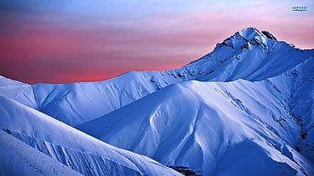 Snow Mountain Full HD wallpaper