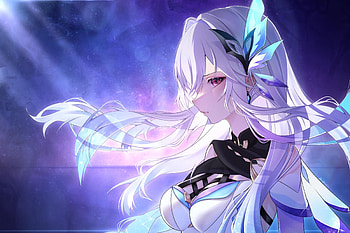 Skirk | Genshin Impact Girl in Mystical Glow, Skirk (Genshin Impact), Genshin Impact, girl, video game HD wallpaper
