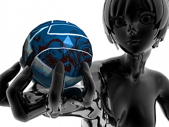 Black Steel, girl, 3d HD wallpaper