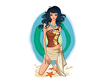 girl drawings, abstract, entertainment, other, cool, women, colours HD wallpaper