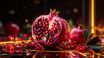 Stunning Pomegranate Beauty - Ultra, pomegranate, fruit, still life, red, Seeds HD wallpaper