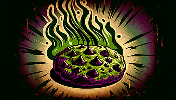 Delicious Chocolate Chip Cookie - Ultra Delight, Chocolate Chip Cookie, green, cartoon, fantasy HD wallpaper