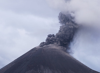 Krakatoa adventure, Manon Houston, Volcanic exploration, Breathtaking scenery HD wallpaper