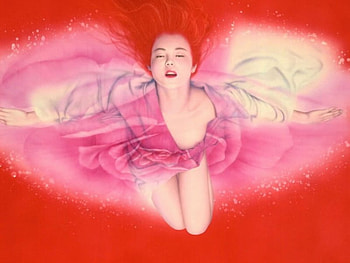 Look of Love, angelic, lady, red hair, love HD wallpaper