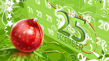 Dec 25, xmas, green, christmas HD wallpaper