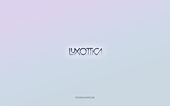 Luxottica logo, cut out 3d text, white background, Luxottica 3d logo, Luxottica emblem, Luxottica, embossed logo, Luxottica 3d emblem HD wallpaper