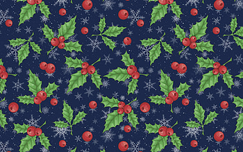 Pattern, blue, craciun, christmas, green, red, mistletie, texture, mistletoe HD wallpaper